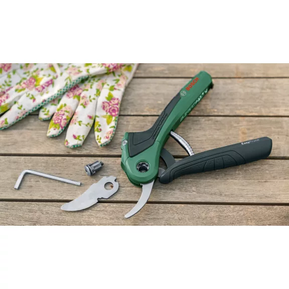 BOSCH 06008B2102 EasyPrune Akkus metszőolló