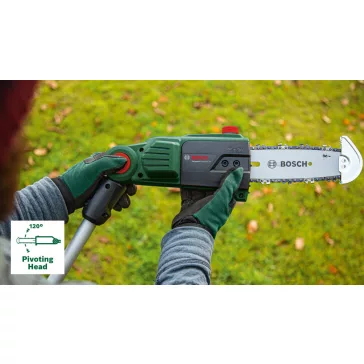   BOSCH 06008B3100 UniversalChainPole 18 Akkus teleszkópos ágvágó (1x2,5Ah)