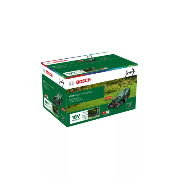 BOSCH 06008B9A07 CityMower 18V-32 Akkus fűnyíró (1x4,0 Ah)