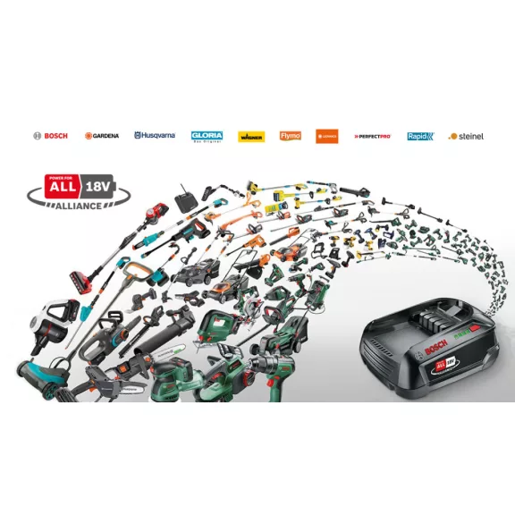 BOSCH 06008B9P00 ROTAK18V-32 | 1 x 4,0 Ah akku | töltő