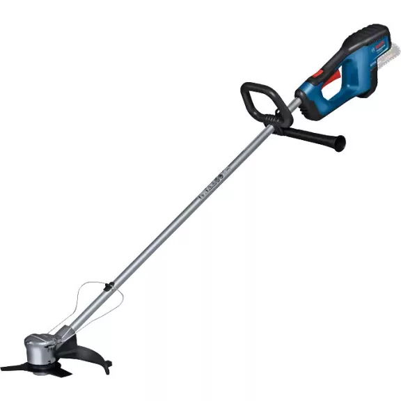 BOSCH GFR 18V-23 Bozótvágó (akku és töltő nélkül; vállpánttal; Pro-Tap orsóval és damillal; növényvédő kengyellel; 3 fogú késsel), kartondobozban