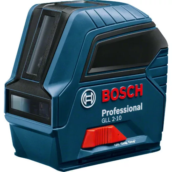 BOSCH 0601063L00 GLL 2-10 Vonallézer + 3 db 1,5-V-LR6 (AA)