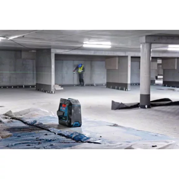 BOSCH 0601066M01 GCL 2-50 G zöld Kombilézer + RM 10 Tartó + BT 150 Állvány