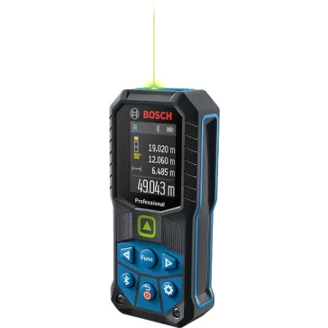   BOSCH 0601072U00 GLM 50-27 CG zöld Lézeres távolságmérő + 2 db 1,5 V-os LR6 (AA)