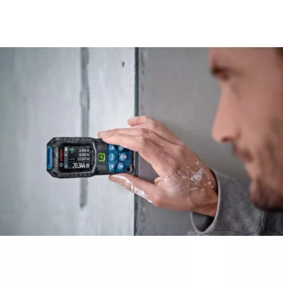 BOSCH 0601072U00 GLM 50-27 CG zöld Lézeres távolságmérő + 2 db 1,5 V-os LR6 (AA)
