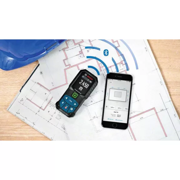 BOSCH 0601072U00 GLM 50-27 CG zöld Lézeres távolságmérő + 2 db 1,5 V-os LR6 (AA)