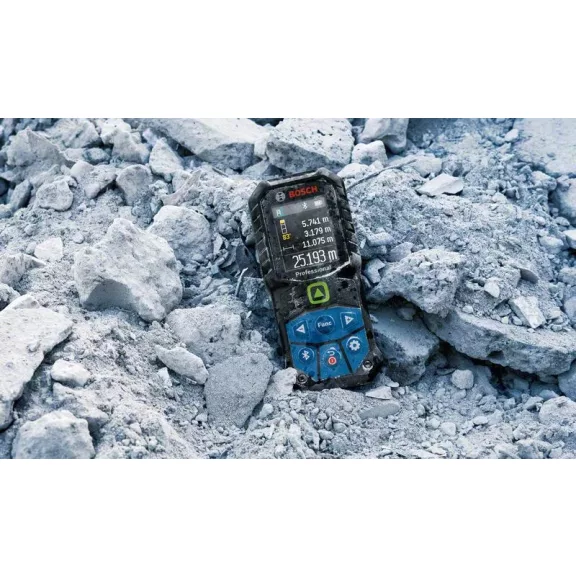 BOSCH 0601072U00 GLM 50-27 CG zöld Lézeres távolságmérő + 2 db 1,5 V-os LR6 (AA)