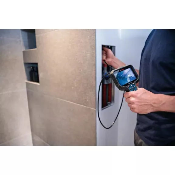 BOSCH 0601241401 GIC 12V-5-27 C vizsgálókamera L-boxx akkuval és töltővel