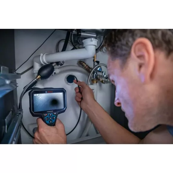 BOSCH 0601241401 GIC 12V-5-27 C vizsgálókamera L-boxx akkuval és töltővel