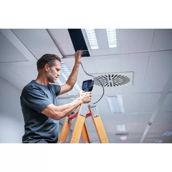 BOSCH 0601241401 GIC 12V-5-27 C vizsgálókamera L-boxx akkuval és töltővel