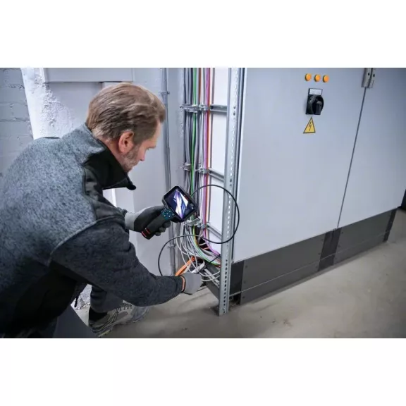 BOSCH 0601241401 GIC 12V-5-27 C vizsgálókamera L-boxx akkuval és töltővel