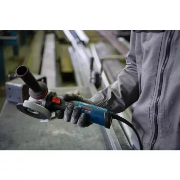   BOSCH 06017D0100 GWS 14-125 S Sarokcsiszoló vibrációcsökkentett kiegészítő fogantyúval