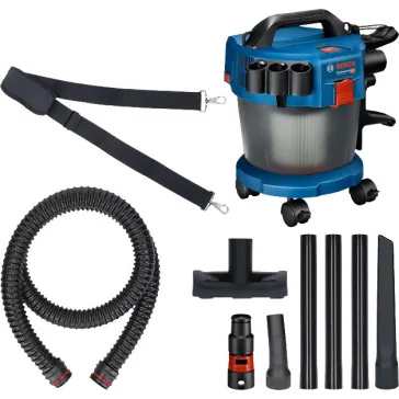   BOSCH 06019C6302 GAS 18V-10 L Akkus porszívó görgőkkel (akku és töltő nélkül)