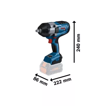   BOSCH 06019J8300 GDS 18V-1000 Akkus ütvecsavarozó akku és töltő nélkül