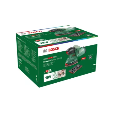   BOSCH 06033E3100 UniversalSander 18V-10 Akkus multicsiszoló (akku és töltő nélkül)