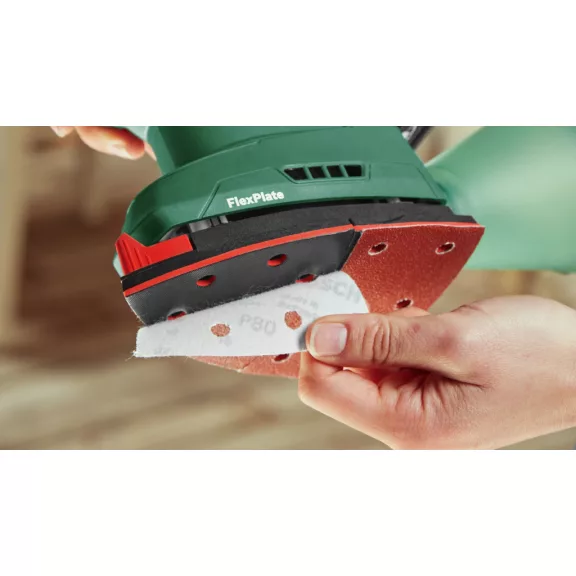 BOSCH 06033E3100 UniversalSander 18V-10 Akkus multicsiszoló (akku és töltő nélkül)