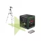 BOSCH 0603663C03 Quigo keresztvonalas zöld szintezőlézer + BT 150 állvány + 2 db 1.5V LR03 (AAA)