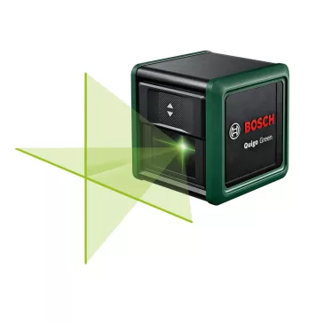   BOSCH 0603663C03 Quigo keresztvonalas zöld szintezőlézer + BT 150 állvány + 2 db 1.5V LR03 (AAA)