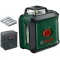 BOSCH 0603663E00 UniversalLevel 360 Keresztvonalas zöld szintezőlézer + 4 db 1.5 V-os LR6 AA