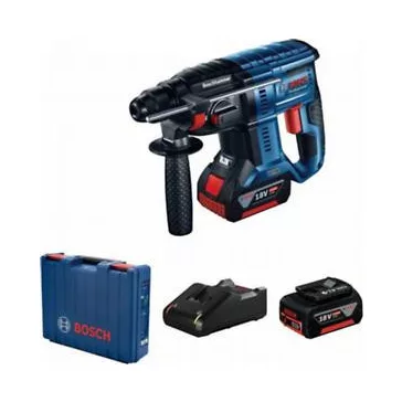   BOSCH 0611911121 GBH 180- LI (2x4.0Ah + GAL 18V-40) Akkus, szénkefementes fúrókalapács SDS-Plus kofferben