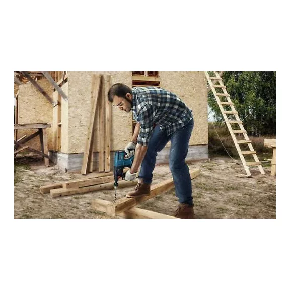 BOSCH 0611911121 GBH 180- LI (2x4.0Ah + GAL 18V-40) Akkus, szénkefementes fúrókalapács SDS-Plus kofferben