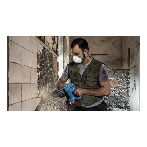 BOSCH 0611911121 GBH 180- LI (2x4.0Ah + GAL 18V-40) Akkus, szénkefementes fúrókalapács SDS-Plus kofferben