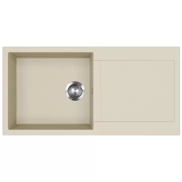 EVIDO CUBO XL 6 S gránit mosogató, 1000 x 500 mm, bézs