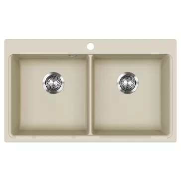 EVIDO QUADRO 9 gránit mosogató, 860 x 510 mm, bézs