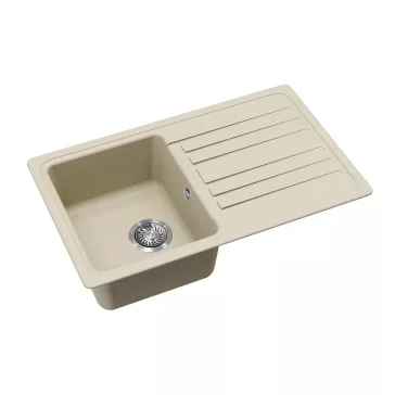EVIDO HOME 45 S gránit mosogató, 765 x 460 mm, bézs