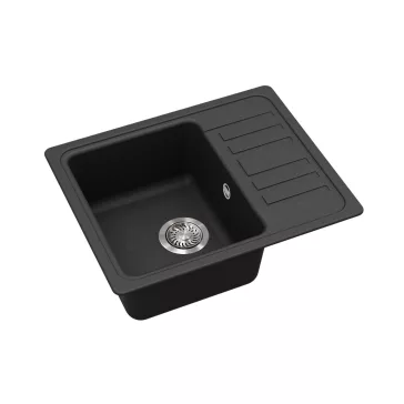   EVIDO HOME 45 S Compact gránit mosogató, 575 x 460 mm, antracit