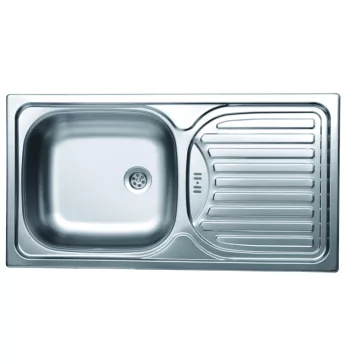 EVIDO FLEX natúr rozsdamentes acél mosogató, 780 x 435 mm