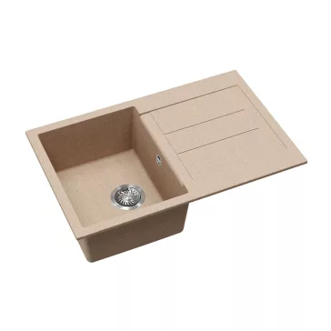 EVIDO CUBO 45 S gránit mosogató, 780 x 500 mm, avena