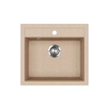 EVIDO QUADRO 6 gránit mosogató, 565 x 510mm, avena