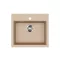 EVIDO QUADRO 6 gránit mosogató, 565 x 510mm, avena