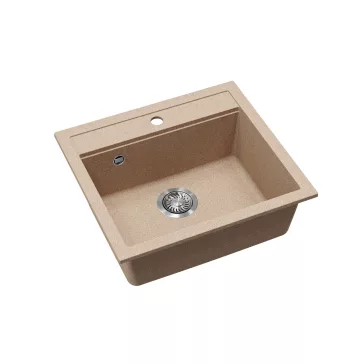 EVIDO QUADRO 6 gránit mosogató, 565 x 510mm, avena