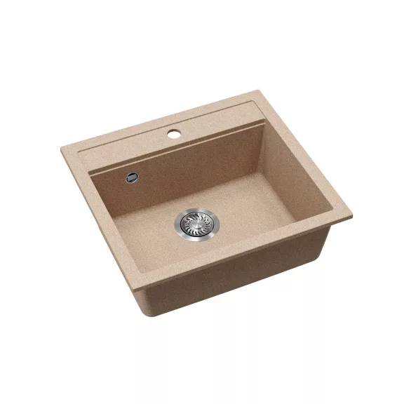 EVIDO QUADRO 6 gránit mosogató, 565 x 510mm, avena