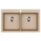 EVIDO QUADRO 9 gránit mosogató, 860 x 510mm, avena