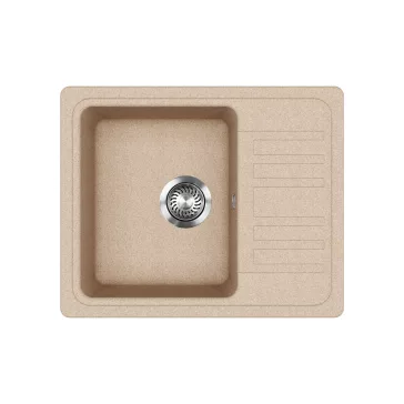   EVIDO HOME 45 S Compact gránit mosogató, 575 x 460 mm, avena