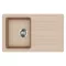 EVIDO HOME 45 S gránit mosogató, 765 x 460 mm, avena