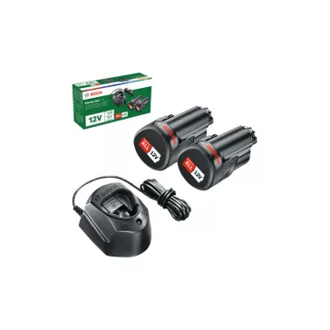   BOSCH 1600A01L3E 12 V-os kezdőkészlet (2 db 1,5 Ah-s akku + GAL 1210 CV)