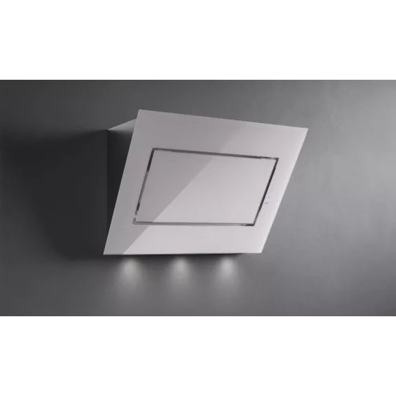 FALMEC QUASAR fali páraelszívó, 80 cm, fehér üveg