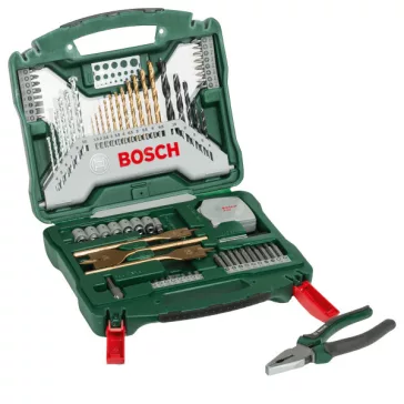 Bosch X-Line 70 részes titánium fúró- és bitkészlet