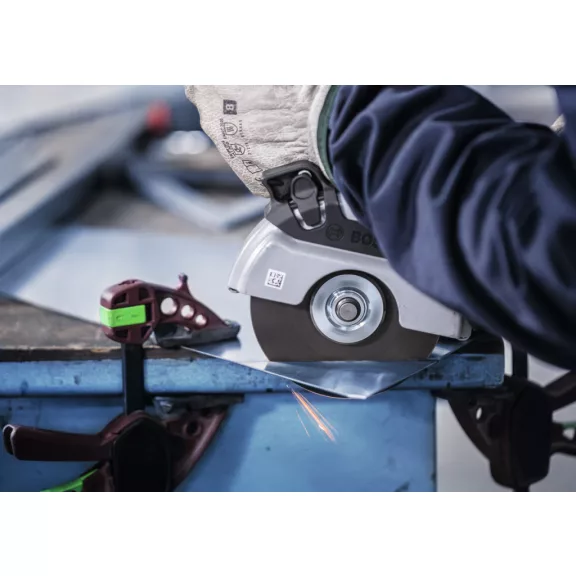 BOSCH 2608603171 PRO Stainless Steel and Metal, vékony vágótárcsa kis sarokcsiszolóhoz, WA 60 T BF Rapido egyenes WA 60 T BF, 125 mm, 22,23 mm, 1,0 mm