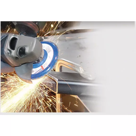 BOSCH 2608607347 X551 Expert for Metal legyezőtárcsa fémhez, kúpos, üvegszövet alátéttányér, Zirkon 125 x 22,23 mm, P120