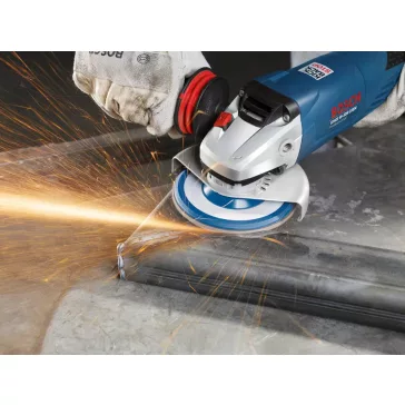   BOSCH 2608607347 X551 Expert for Metal legyezőtárcsa fémhez, kúpos, üvegszövet alátéttányér, Zirkon 125 x 22,23 mm, P120