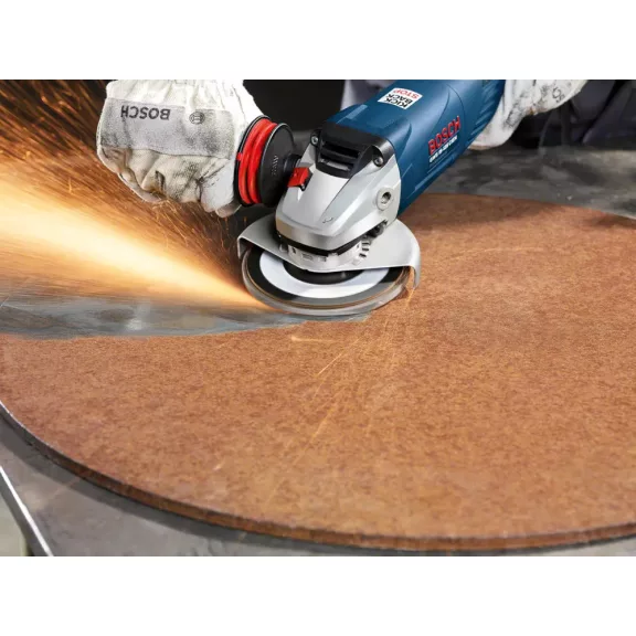 BOSCH 2608607347 X551 Expert for Metal legyezőtárcsa fémhez, kúpos, üvegszövet alátéttányér, Zirkon 125 x 22,23 mm, P120