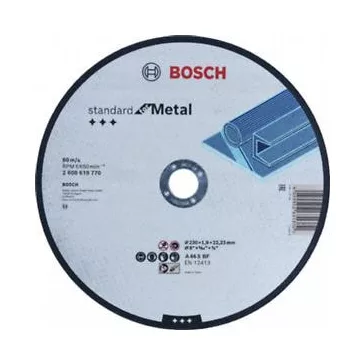   BOSCH 2608619770 Standard for Metal A 46 S BF egyenes 230 x 1,9 x 22,23 mm