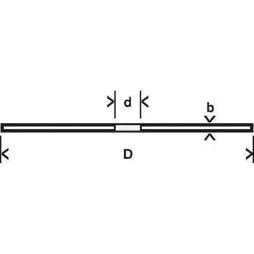   BOSCH 2608619770 Standard for Metal A 46 S BF egyenes 230 x 1,9 x 22,23 mm