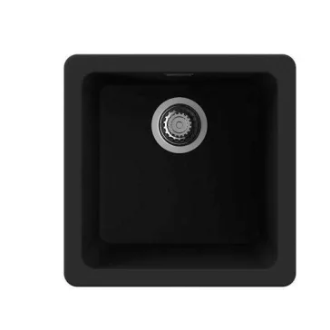   NODOR - Gránit mosogatótálca NorGranite 40.40 1B BK fekete