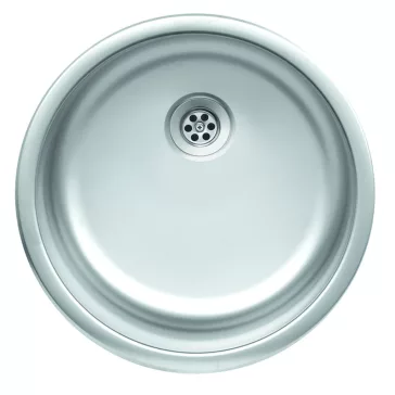 EVIDO RONDO natúr rozsdamentes acél mosogató, 446 mm